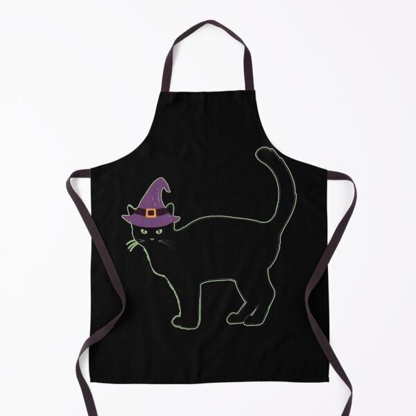 Item preview, Happy Hallowe'en Holiday Cute Black Cat Witch's Hat Fun Hallowe'en designed and sold by H3designs.