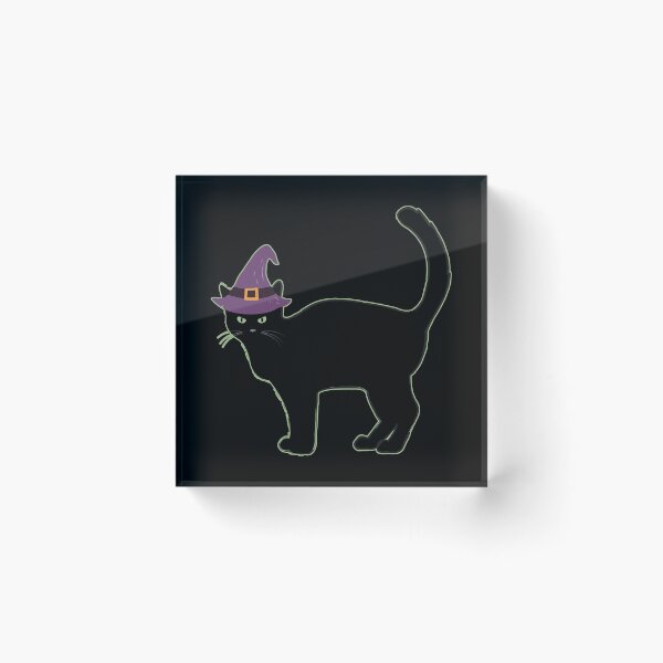 Item preview, Happy Hallowe'en Holiday Cute Black Cat Witch's Hat Fun Hallowe'en designed and sold by H3designs.