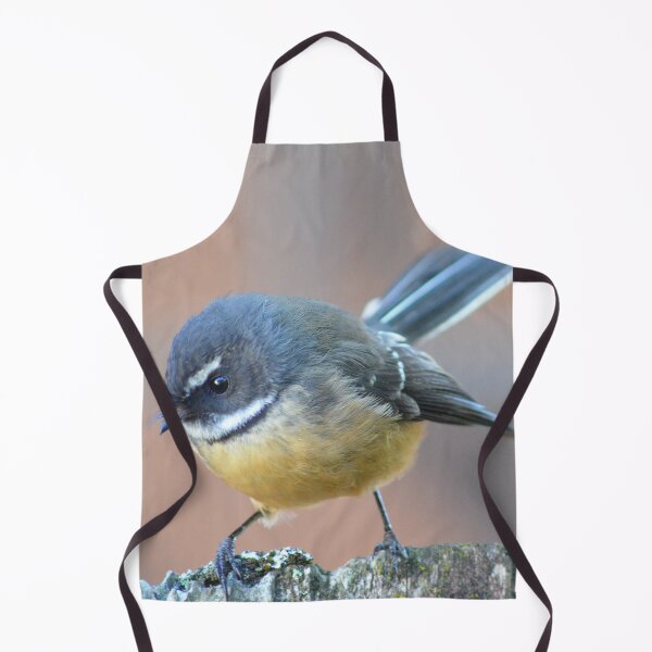 Item preview, Fantail on the fence-New Zealand Birds designed and sold by lizdomett.
