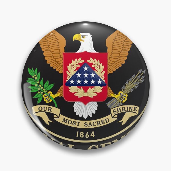 Item preview, U.S. Military. Arlington National Cemetery Seal. Classic designed and sold by pamwilmayhpy.