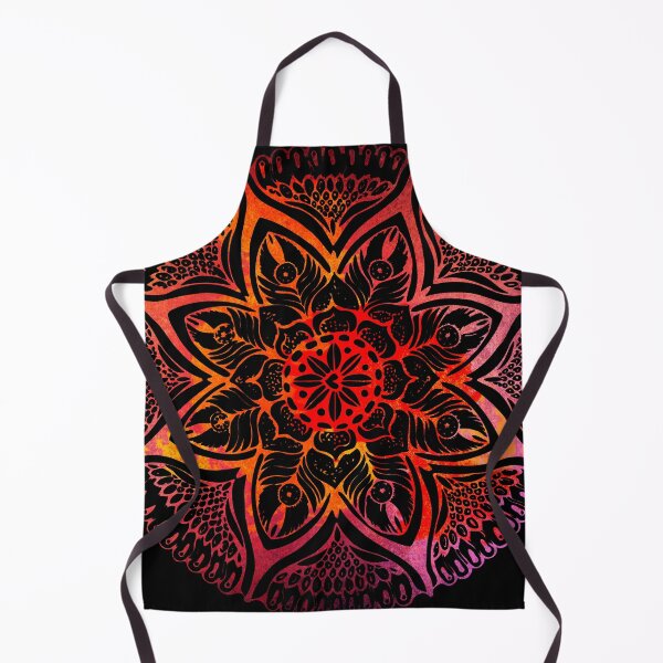 Item preview, Mandala#3. Hand draw  ink and pen on textured paper designed and sold by MandalaFlowerArt.
