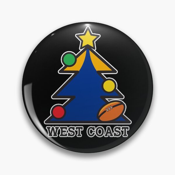 Artikelvorschau, "Merry Christmas West Coast" Weihnachtsgeschenkidee, T-Shirts, Leggings, Maske, Schürze, Öko-Tasche, Handyhülle entworfen und verkauft von Ink Inc.