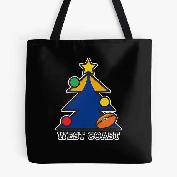 Item preview, “Merry Christmas West Coast” Christmas gift idea, T Shirts, Leggings, Mask, Apron, Eco Bag, phone case designed and sold by Ink Inc.