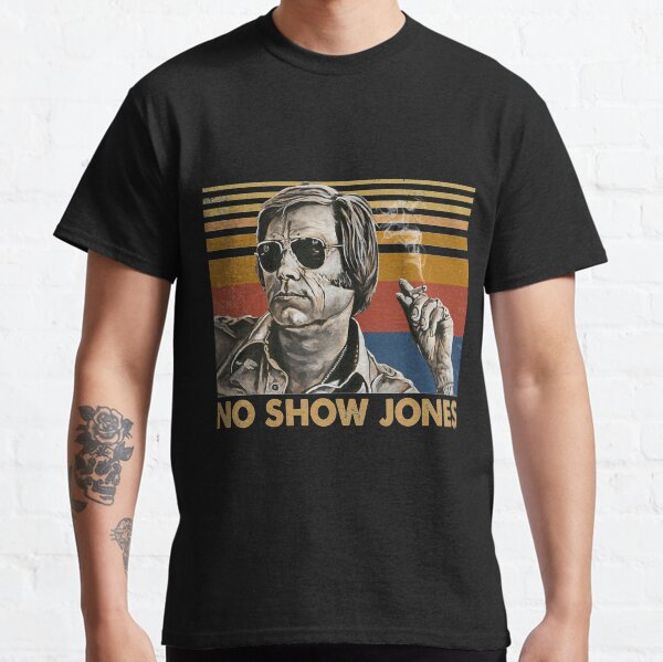 Vintage No Show Jones Outlaw Country Music George Gift Men Women Classic T-Shirt