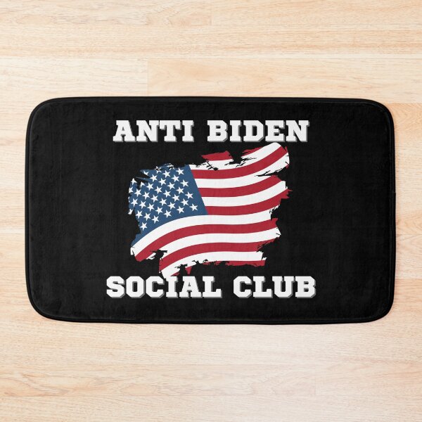 Item preview, Anti Biden Social Club American Flag designed and sold by Gold Chicken.