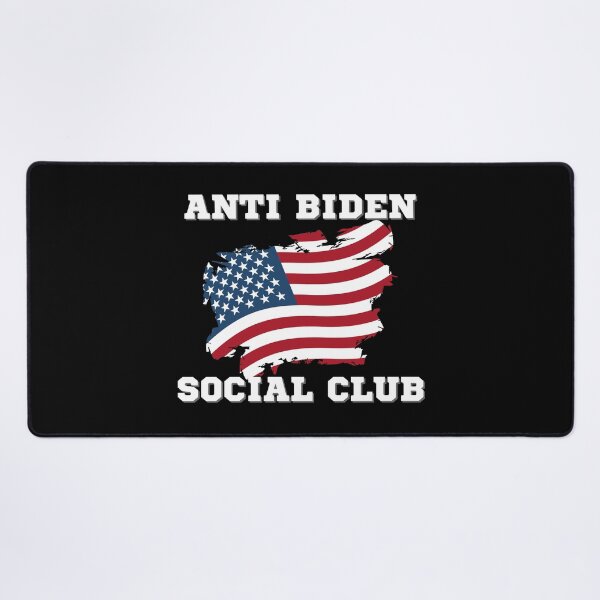 Item preview, Anti Biden Social Club American Flag designed and sold by Gold Chicken.