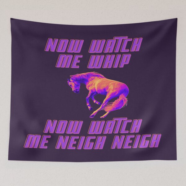 Item preview, Funny Horse Pun-Now Watch Me Whip Now Watch Me Neigh Neigh designed and sold by goodguy53.