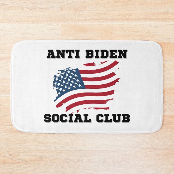Item preview, Anti Biden Social Club American Flag designed and sold by Gold Chicken.