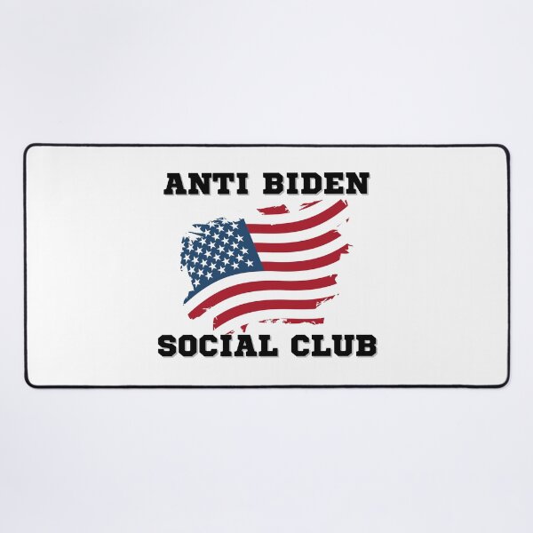 Item preview, Anti Biden Social Club American Flag designed and sold by Gold Chicken.