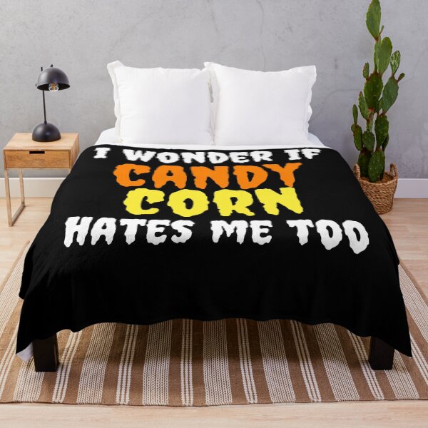 Item preview, I wonder if candy corn hates me too designed and sold by Xpressnme.