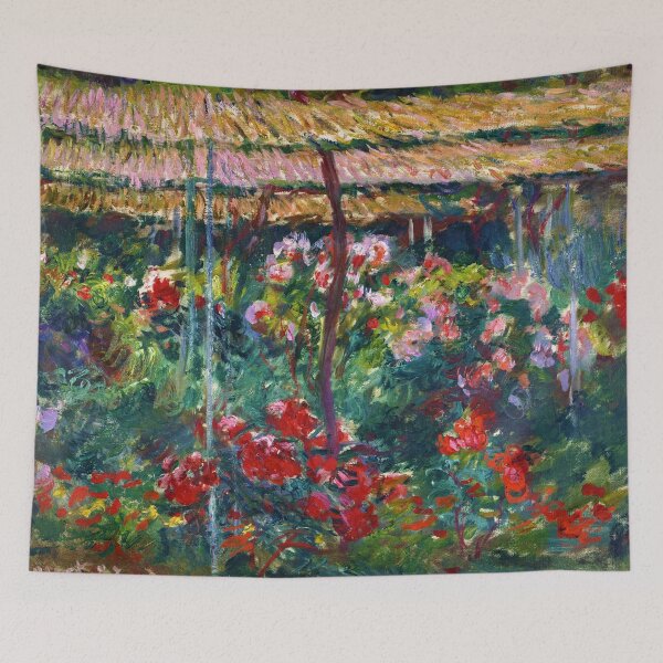 Item preview, Claude Monet "Peony Garden" (2) designed and sold by Alexandra Dahl.