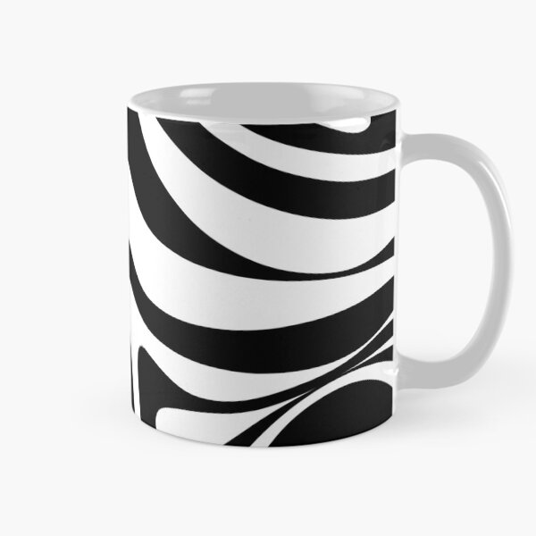 Item preview, New Groove Retro Swirl Abstract in Black and White designed and sold by kierkegaard.