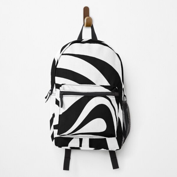 Item preview, New Groove Retro Swirl Abstract in Black and White designed and sold by kierkegaard.