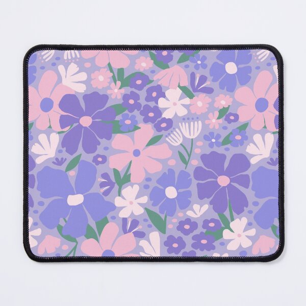 Aperçu de l'œuvre Jardin fleuri sur lilas créée et vendue par latheandquill.