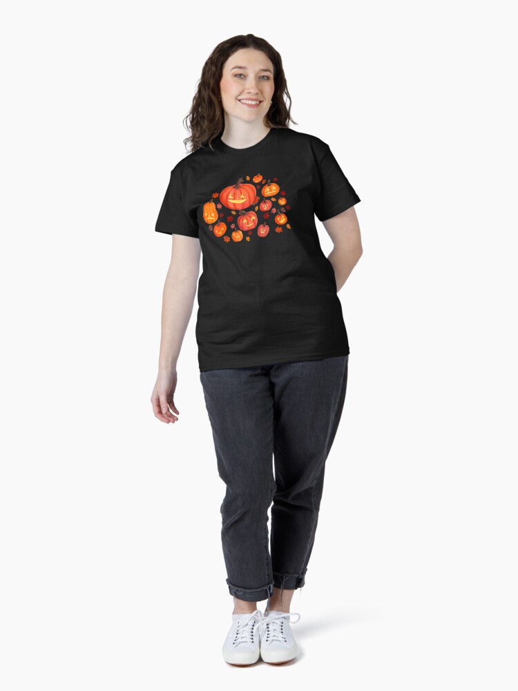 Thumbnail 4 of 7, Classic T-Shirt, The Pumpkin Party designed and sold by PaigePooler.