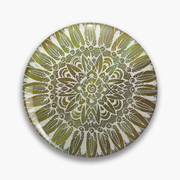 Item preview, Mandala on the Green  Abstract background designed and sold by MandalaFlowerArt.