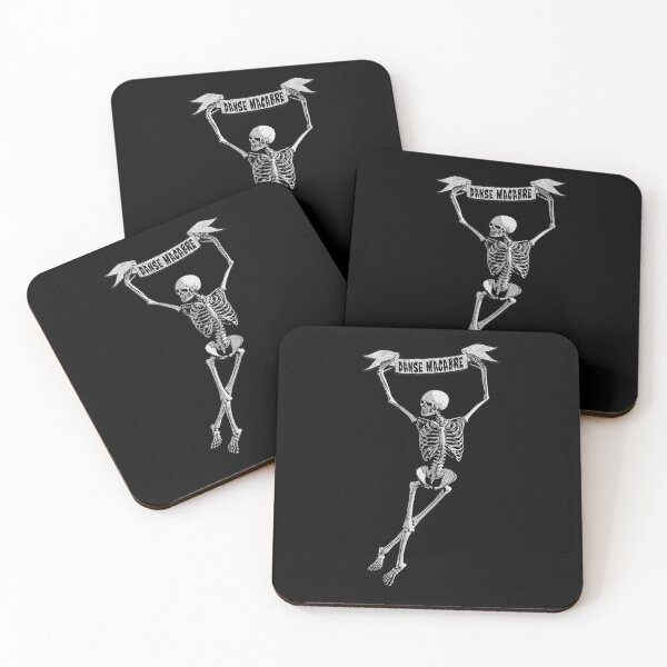 Aperçu de l'œuvre Danse Macabre Danse Squelette Halloween Danse de la Mort créée et vendue par aronia.