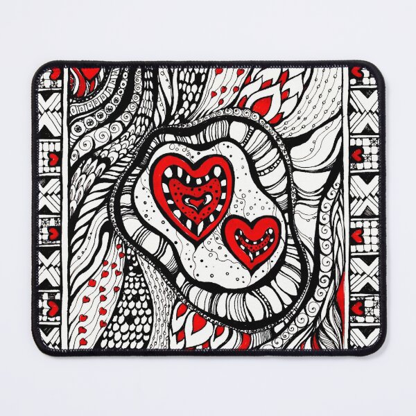 Item preview, Red Hearts designed and sold by MandalaFlowerArt.