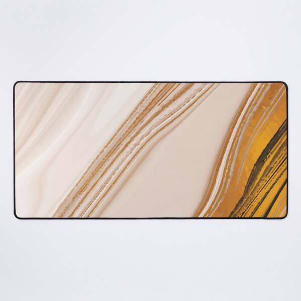 Item preview, Marble Swirls of Beige Black and Gold Glitter Abstract Pattern designed and sold by Alicia Chee.