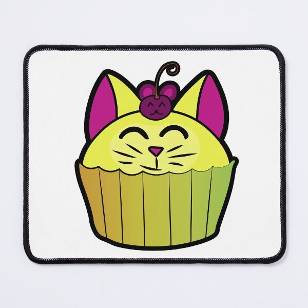 Item preview, Catcake With Mouse-Cherry - Yellow designed and sold by Ryphna.