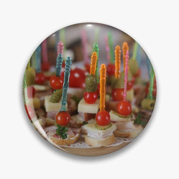 Artikelvorschau, BUFFET, FAST FOOD, SNACK, GESCHIRR, SCHINKEN, PARTY, MINIATUR, OLIVE, BROT, LEBENSMITTEL, TOMATEN entworfen und verkauft von MonArtisteSam.