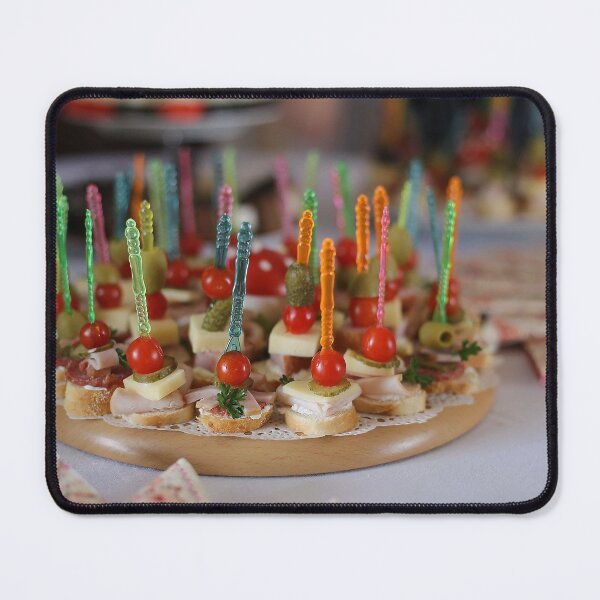 Item preview, BUFFET, FAST FOOD, SNACK, TABLEWARE, HAM, PARTY, MINIATURE, OLIVE, BREAD, FOOD, TOMATOES designed and sold by MonArtisteSam.