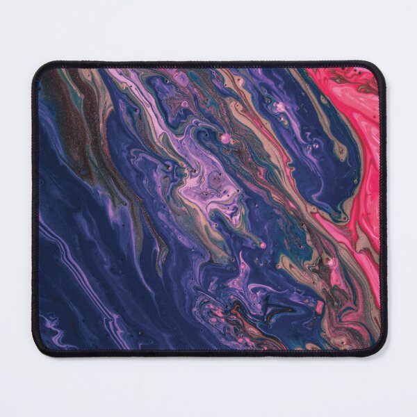 Item preview, Marble Swirls of Dark Purple Blue and Pink Abstract Pattern designed and sold by Alicia Chee.
