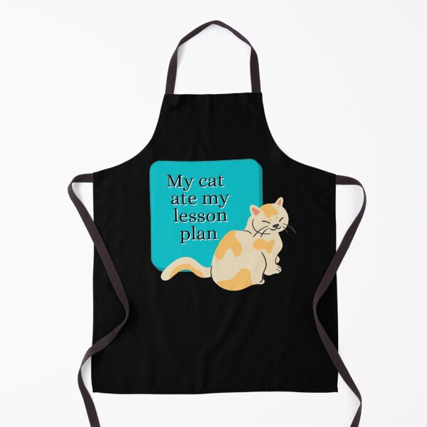 Item preview, My cat ate my lesson plan funny design designed and sold by DKVanOss.