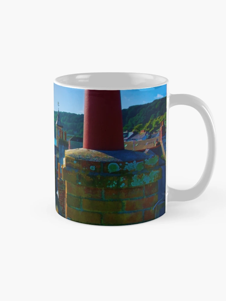 Thumbnail 3 of 6, Coffee Mug, Kingsand Rooftops designed and sold by Stuart Row.