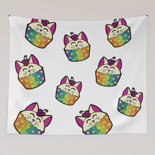 Item preview, Cloud of Rainbow Catcakes designed and sold by Ryphna.