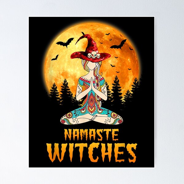 Item preview, Naaste Witches Hallo Yoga Lover designed and sold by Flamingo92.