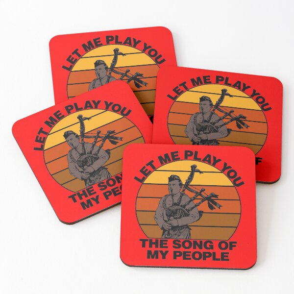 Item preview, Let Me Play You The Song Of My People funny bagpipe gift sticker for Scottish musician designed and sold by Rad-State.