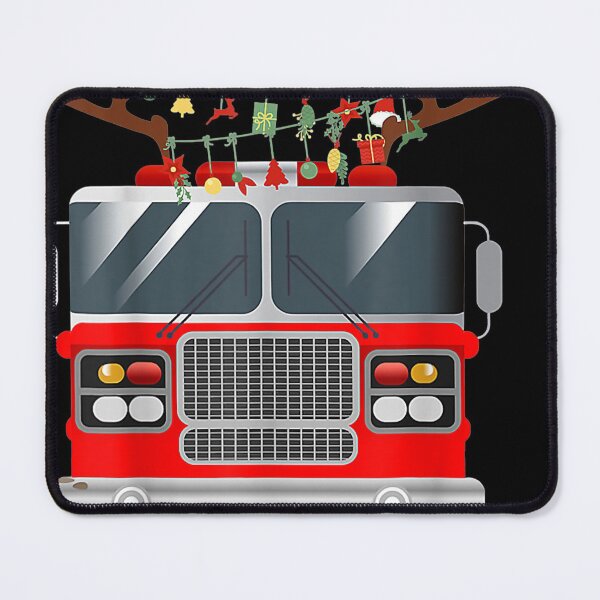 Item preview, Reindeer ire Truck un erry Christmas irefighter Xmas designed and sold by Flamingo92.