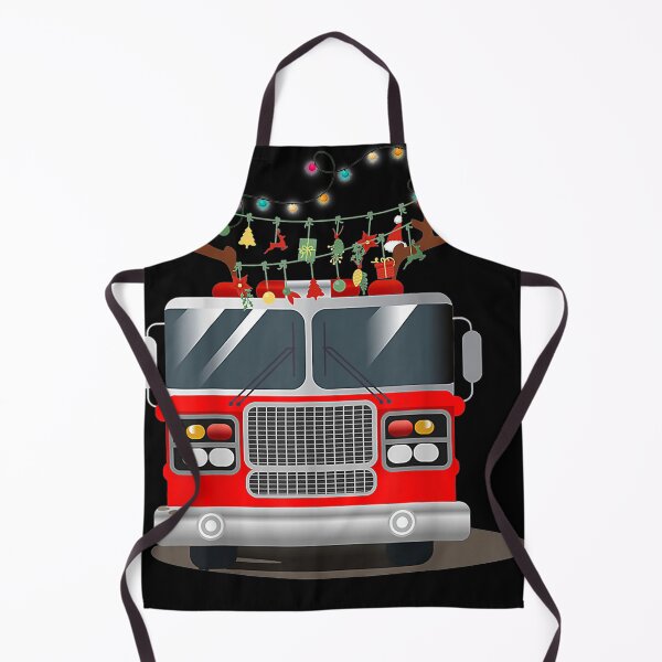 Item preview, Reindeer ire Truck un erry Christmas irefighter Xmas designed and sold by Flamingo92.