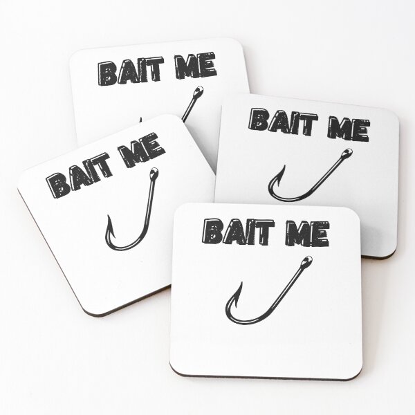 Item preview, BAIT ME - fish hook - Black - Original by Boo-da-chay designed and sold by Boo-da-chay.