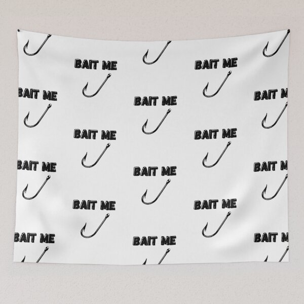 Item preview, BAIT ME - fish hook - Black - Original by Boo-da-chay designed and sold by Boo-da-chay.