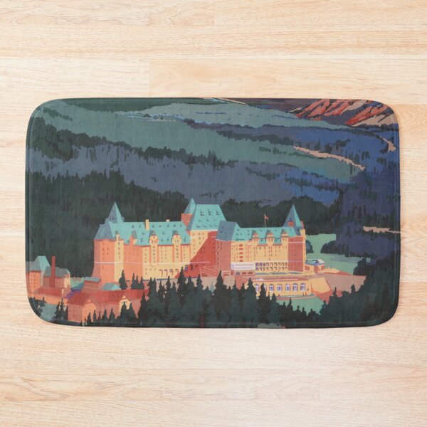 Item preview, Banff Canada Vintage Travel Poster designed and sold by vintagevivian.