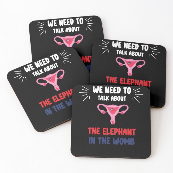 Item preview, We Need To Talk About The Elephant In The WOMB designed and sold by Run to Creations.