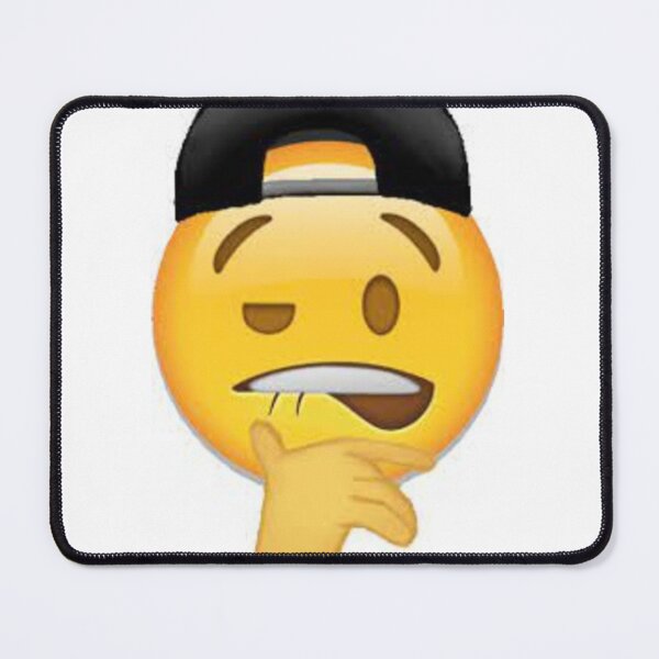 Item preview, F Boi Emoji Lip Biting Emoji designed and sold by Shadowblad.