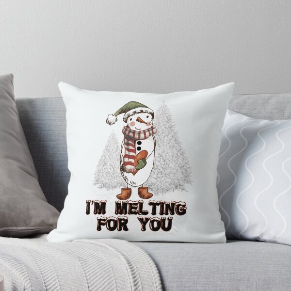 Aperçu de l'œuvre I am melting for you | funny snowman quote créée et vendue par NathBros.