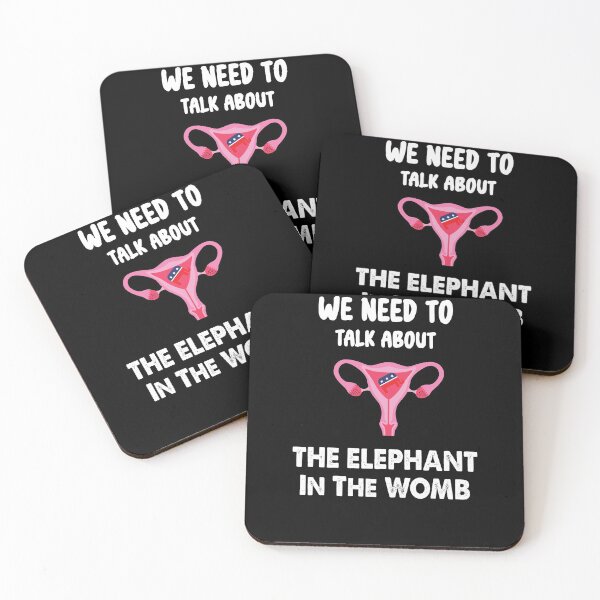 Item preview, We Need To Talk About The Elephant In The WOMB designed and sold by Run to Creations.