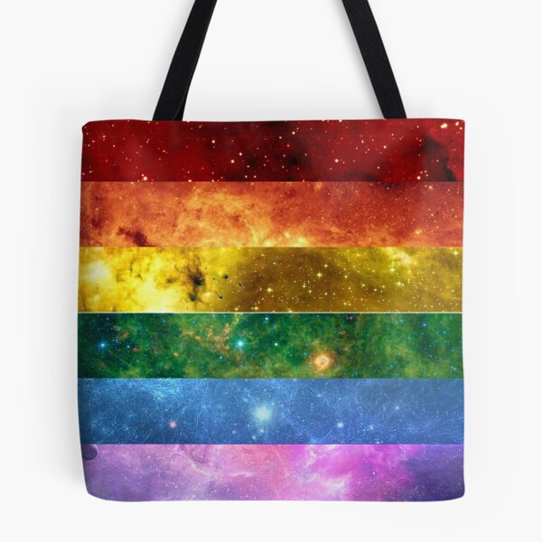 Item preview, Rainbow Flag - LGBTQ Galaxy designed and sold by qshiner.