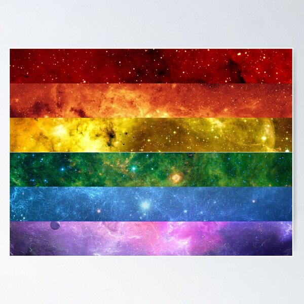 Artikel-Vorschau von Regenbogen-Flagge - LGBTQ-Galaxie, designt und verkauft von qshiner.