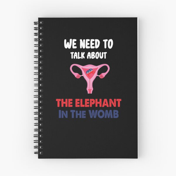 Item preview,  We Need To Talk About The Elephant In The WOMB Retro designed and sold by Run to Creations.