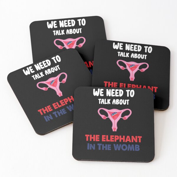 Item preview,  We Need To Talk About The Elephant In The WOMB Retro designed and sold by Run to Creations.