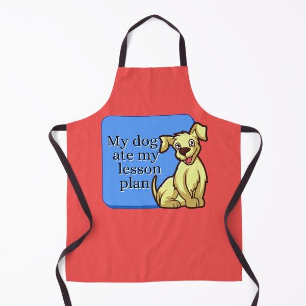 Item preview, My dog ate my lesson plan funny design designed and sold by DKVanOss.