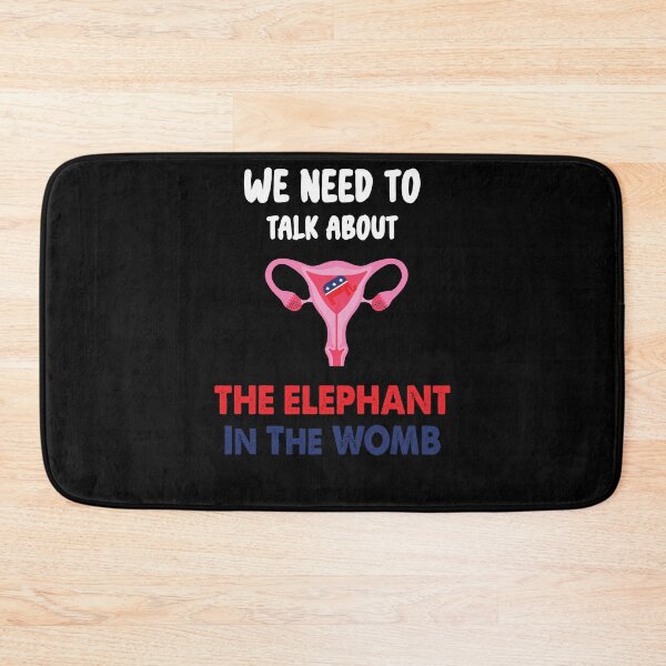 Item preview,  We Need To Talk About The Elephant In The WOMB Retro designed and sold by Run to Creations.