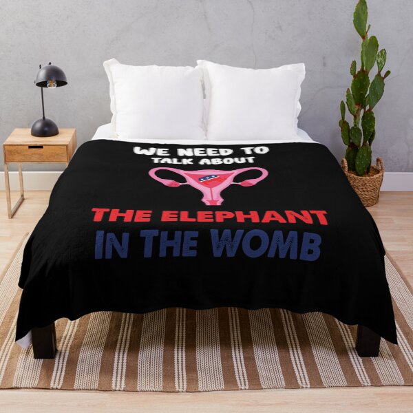 Item preview,  We Need To Talk About The Elephant In The WOMB Retro designed and sold by Run to Creations.
