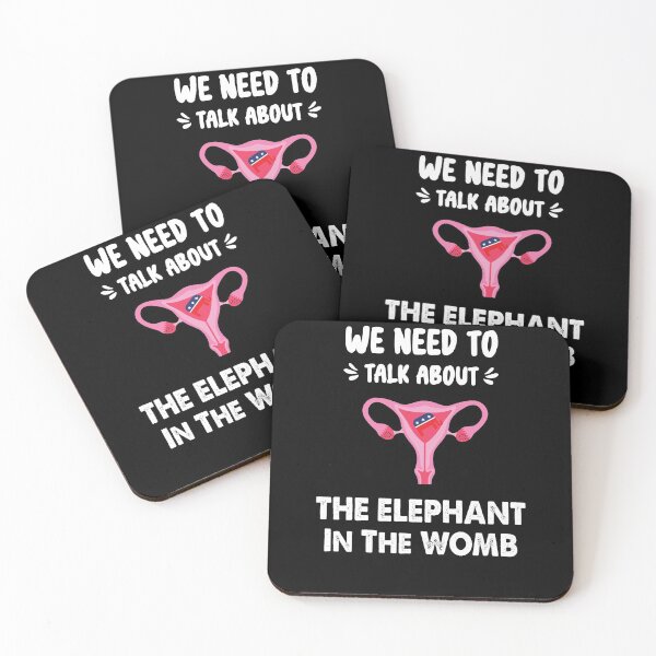 Item preview, We Need To Talk About The Elephant In The WOMB designed and sold by Run to Creations.
