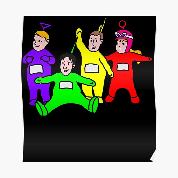 Posters Sur Le Theme Teletubbies Redbubble